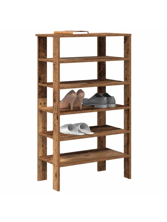 Botník old wood 61x32x105 kompozitní dřevo
