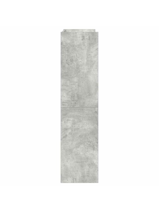 Botník betonově šedý 60x25x100 cm kompozitní dřevo