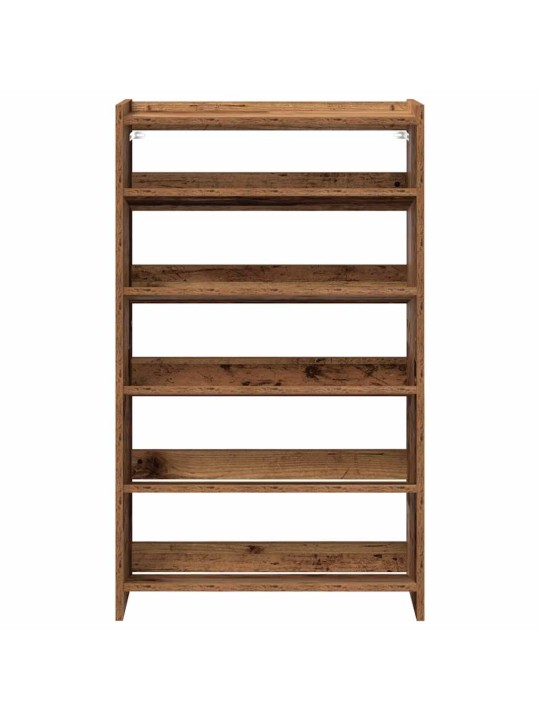 Botník old wood 60x25x100 kompozitní dřevo