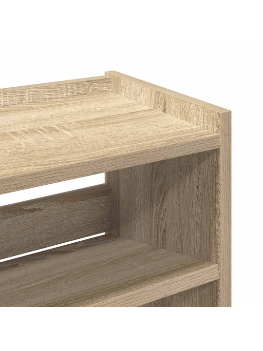 Botník dub sonoma 60x25x81 cm kompozitní dřevo