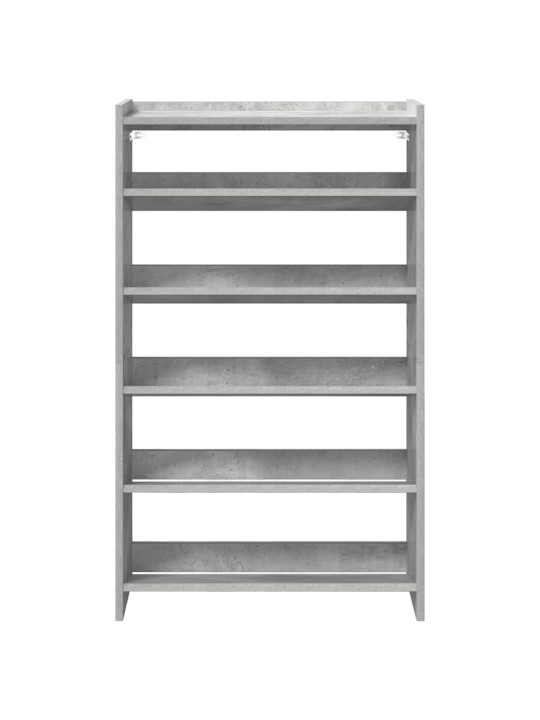 Botník betonově šedý 60x25x81 cm kompozitní dřevo