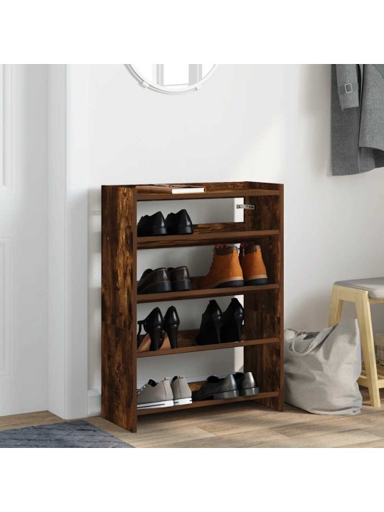 Botník kouřový dub 60x25x81 cm kompozitní dřevo