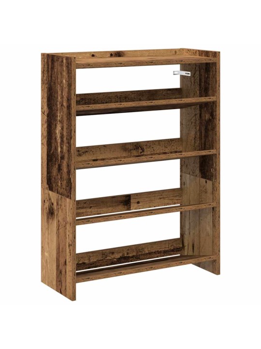 Botník old wood 60x25x81 kompozitní dřevo