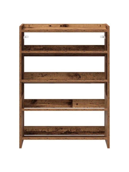 Botník old wood 60x25x81 kompozitní dřevo