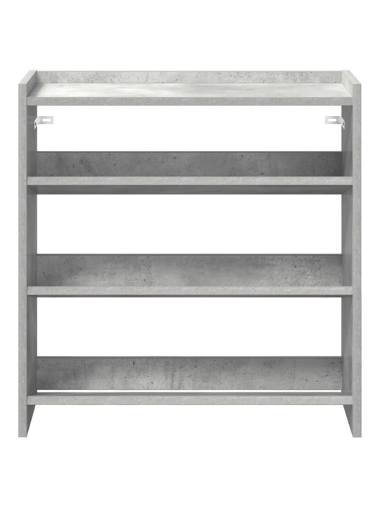 Botník betonově šedý 60x25x62 cm kompozitní dřevo