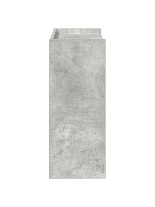 Botník betonově šedý 60x25x62 cm kompozitní dřevo