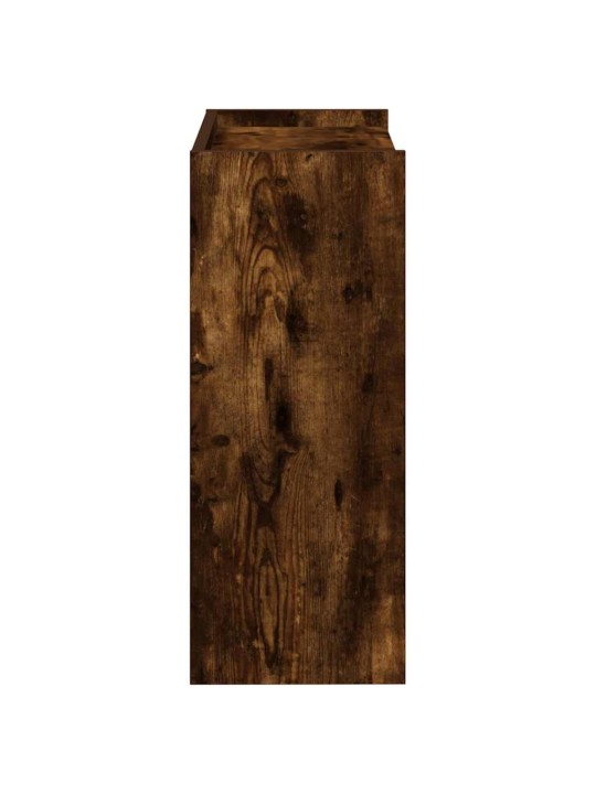Botník kouřový dub 80x25x61,5 cm kompozitní dřevo