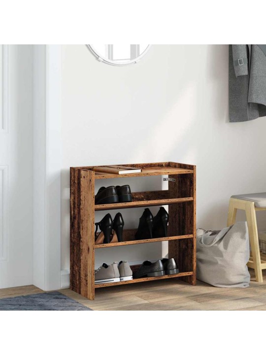 Botník old wood 60x25x62 kompozitní dřevo