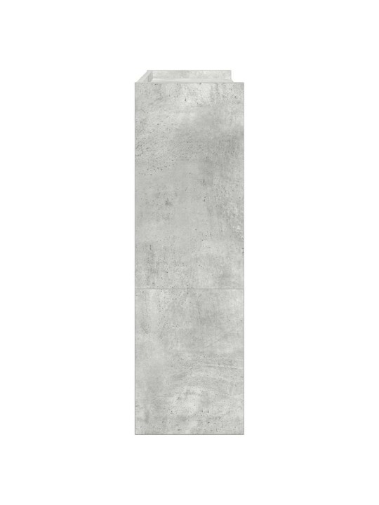 Botník betonově šedý 80x25x81 cm kompozitní dřevo