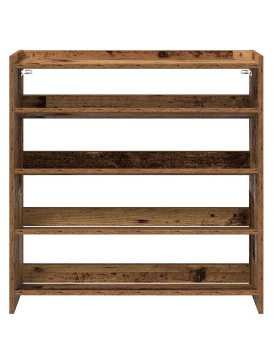 Botník old wood 80x25x81 kompozitní dřevo