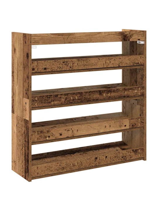 Botník old wood 80x25x81 kompozitní dřevo