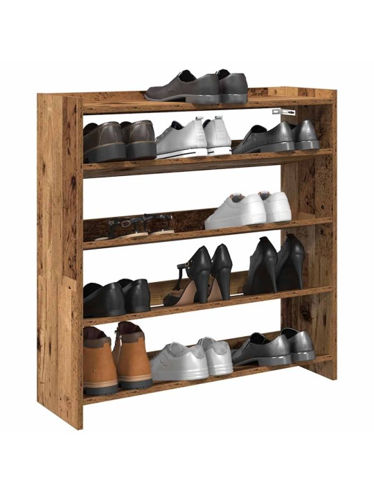 Botník old wood 80x25x81 kompozitní dřevo