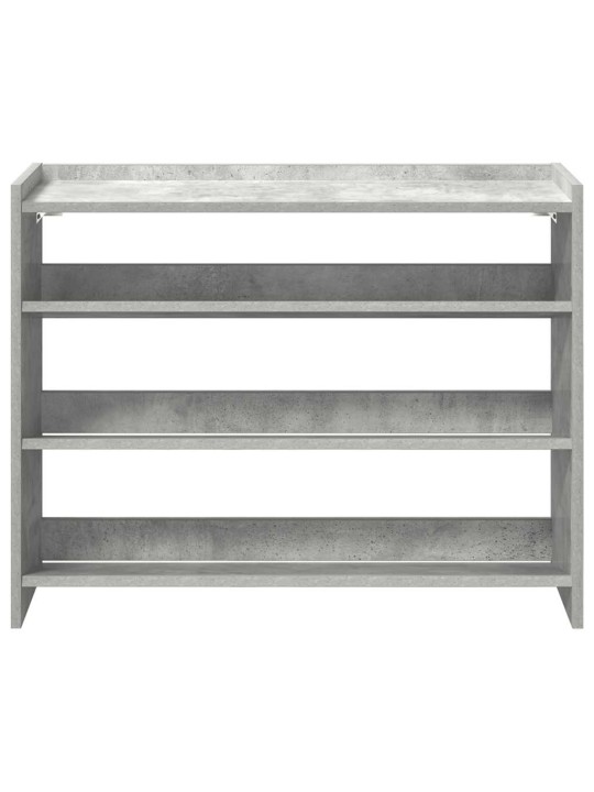 Botník betonově šedý 80x25x62 cm kompozitní dřevo