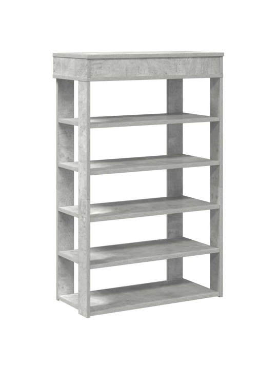 Botník betonově šedý 60x30x98 cm kompozitní dřevo
