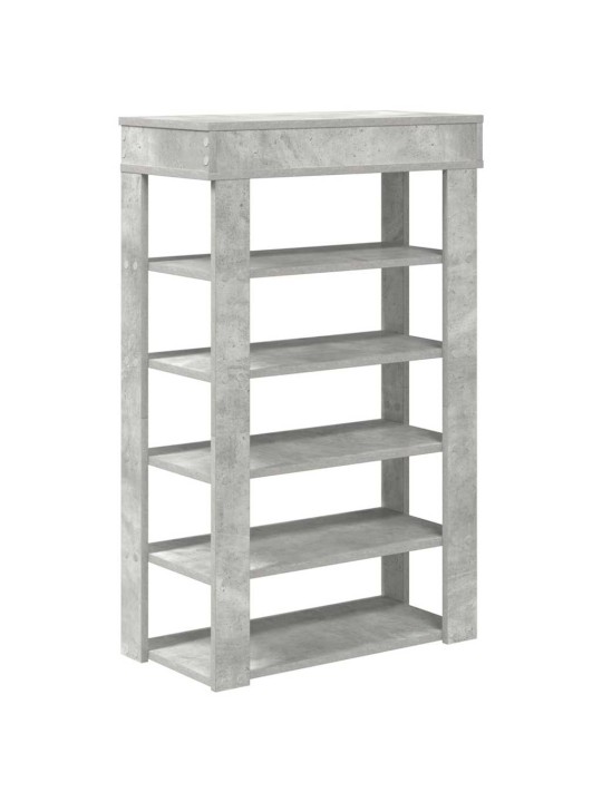 Botník betonově šedý 60x30x98 cm kompozitní dřevo