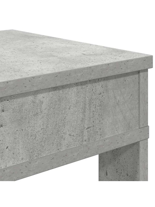 Botník betonově šedý 60x30x98 cm kompozitní dřevo