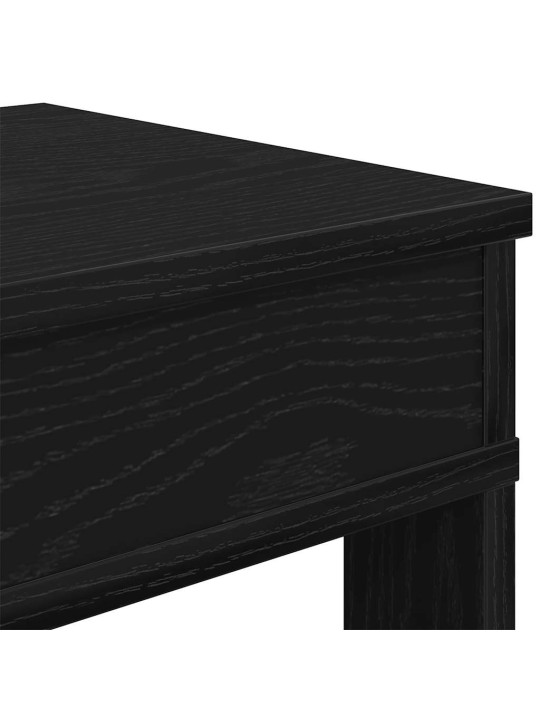 Botník černý 80x30x98 cm kompozitní dřevo