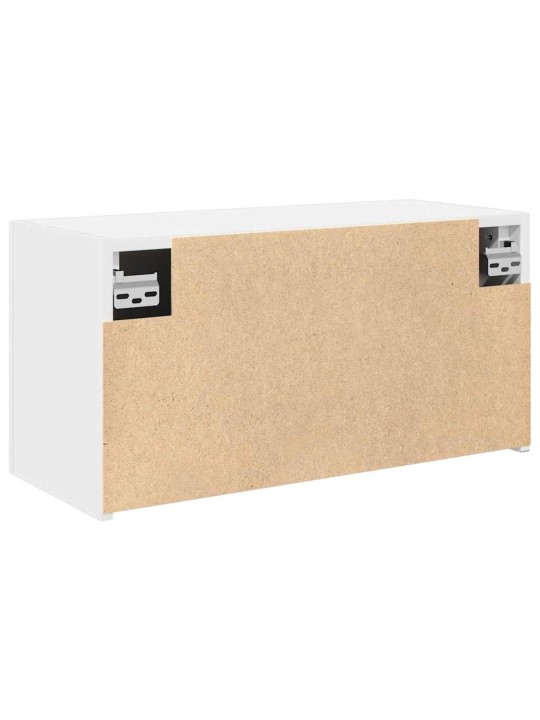 Koupelnová nástěnná skříňka bílá 60x25x30 cm kompozitní dřevo