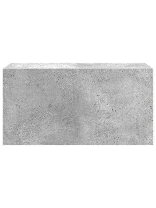Koupelnová nástěnná skříňka betonově šedá 60x25x30 cm kompozit