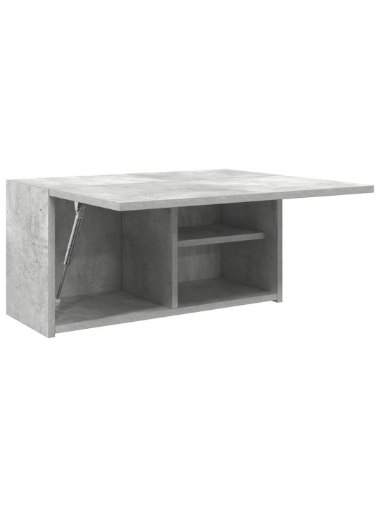 Koupelnová nástěnná skříňka betonově šedá 60x25x30 cm kompozit