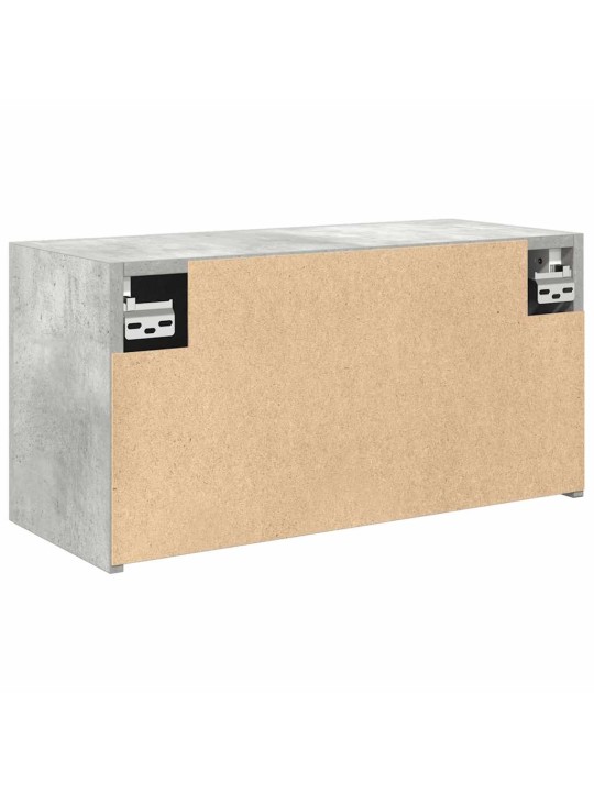 Koupelnová nástěnná skříňka betonově šedá 60x25x30 cm kompozit
