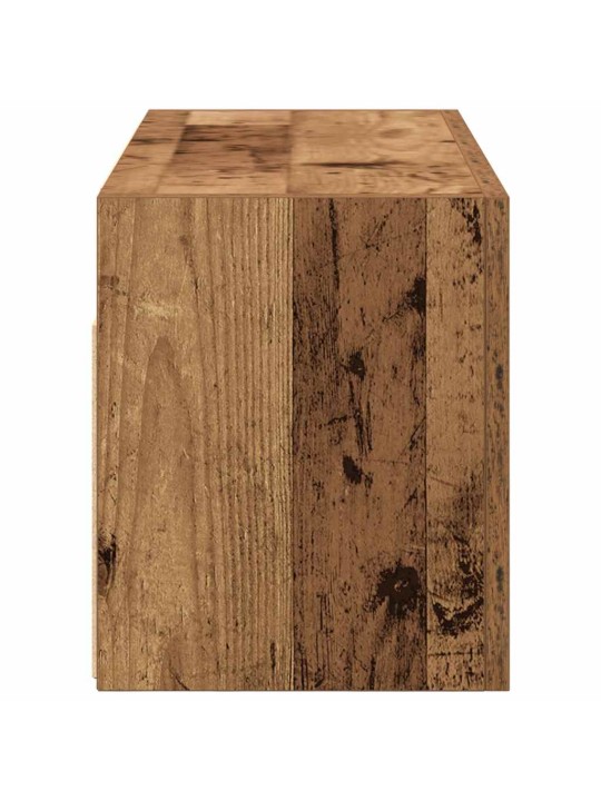 Koupelnová nástěnná skříňka old wood 60 x 25 x 30 cm kompozit
