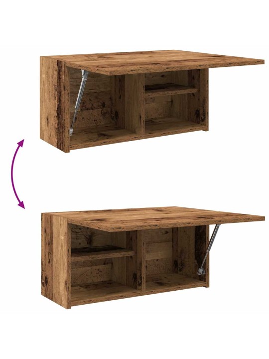 Koupelnová nástěnná skříňka old wood 60 x 25 x 30 cm kompozit