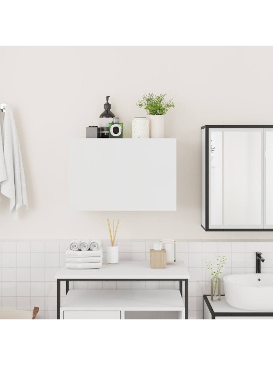 Koupelnová nástěnná skříňka bílá 60x25x40 cm kompozitní dřevo