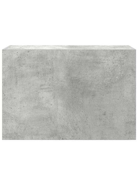 Koupelnová nástěnná skříňka betonově šedá 60x25x40 cm kompozit