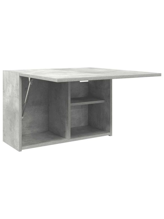 Koupelnová nástěnná skříňka betonově šedá 60x25x40 cm kompozit