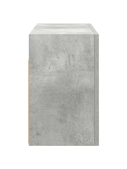 Koupelnová nástěnná skříňka betonově šedá 60x25x40 cm kompozit