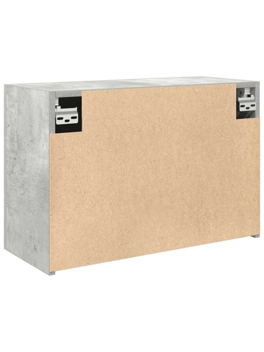 Koupelnová nástěnná skříňka betonově šedá 60x25x40 cm kompozit