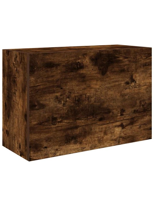 Koupelnová nástěnná skříňka kouřový dub 60x25x40 cm kompozit