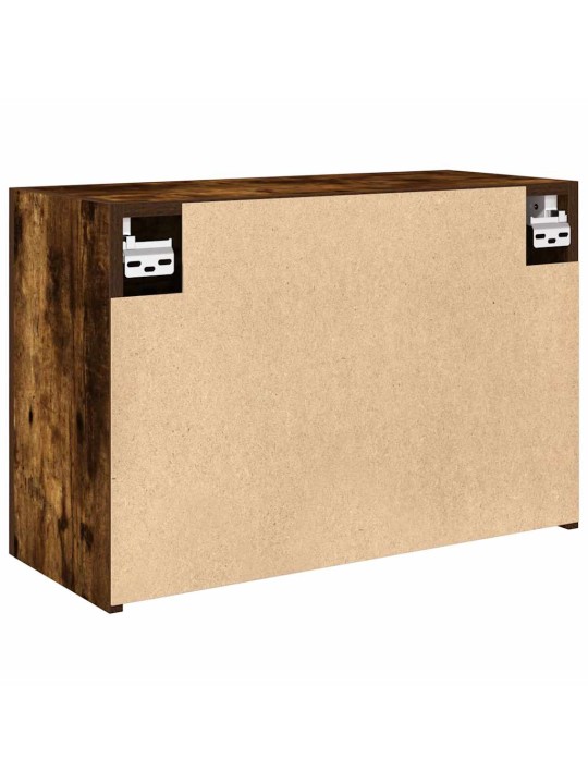 Koupelnová nástěnná skříňka kouřový dub 60x25x40 cm kompozit