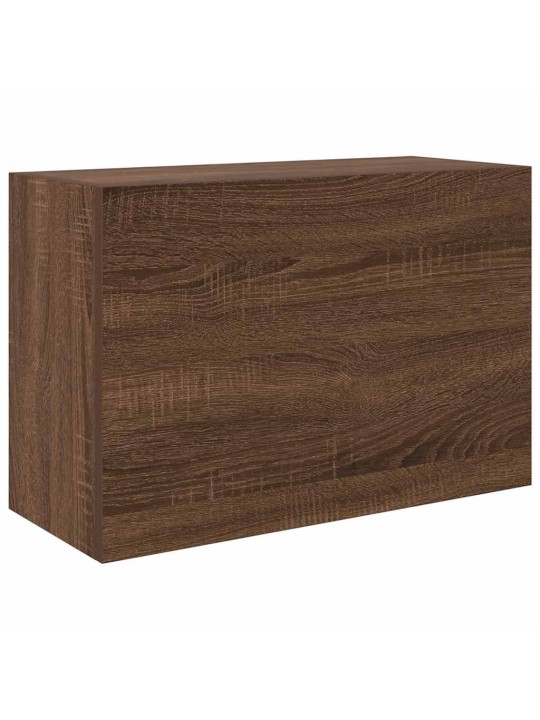 Koupelnová nástěnná skříňka hnědý dub 60 x 25 x 40 cm kompozit