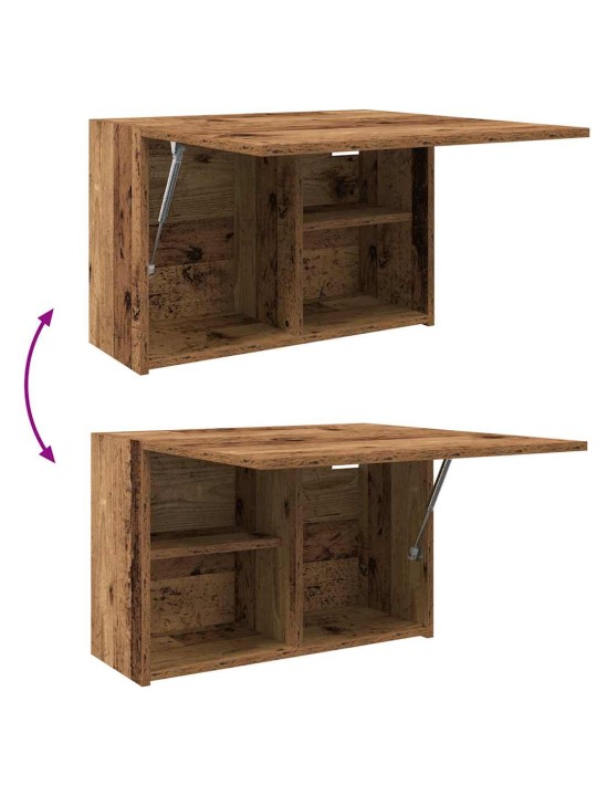 Koupelnová nástěnná skříňka old wood 60 x 25 x 40 cm kompozit