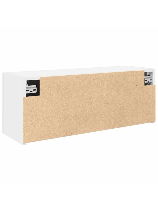 Koupelnová nástěnná skříňka bílá 80x25x30 cm kompozitní dřevo