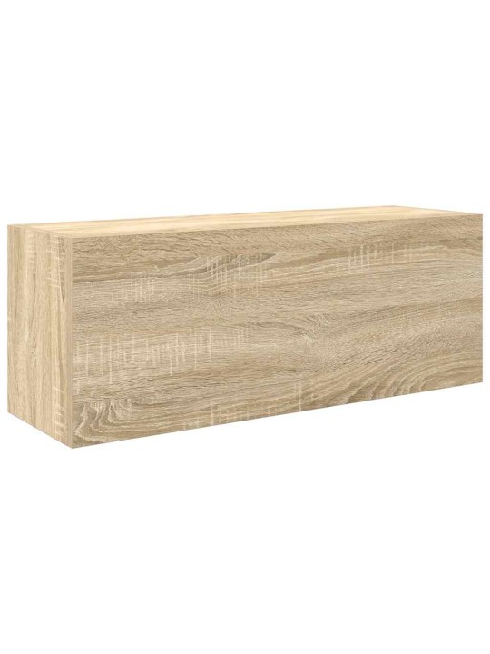 Koupelnová nástěnná skříňka dub sonoma 80x25x30 cm kompozit