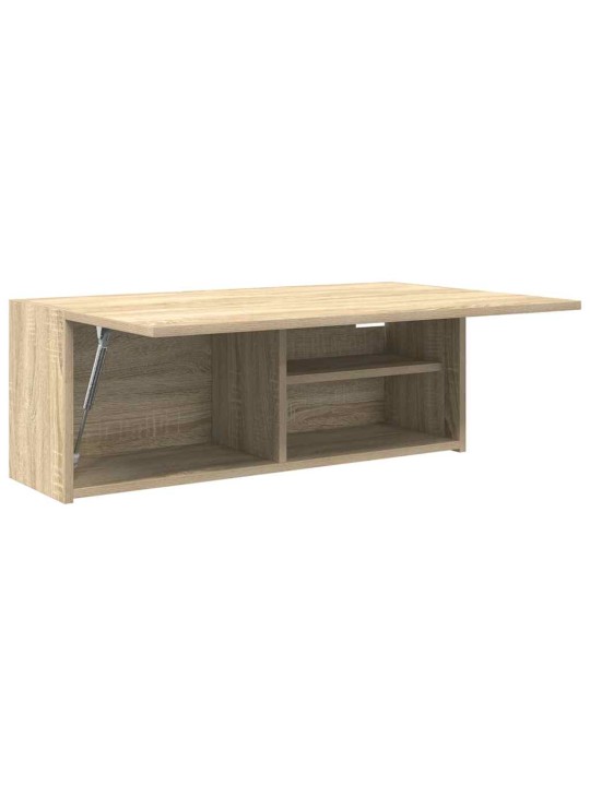 Koupelnová nástěnná skříňka dub sonoma 80x25x30 cm kompozit