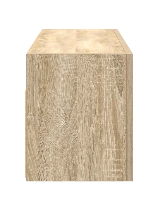 Koupelnová nástěnná skříňka dub sonoma 80x25x30 cm kompozit