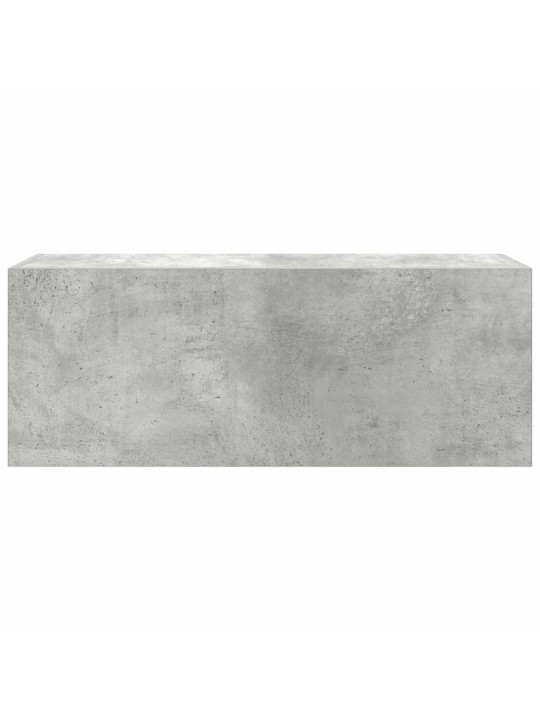 Koupelnová nástěnná skříňka betonově šedá 80x25x30 cm kompozit