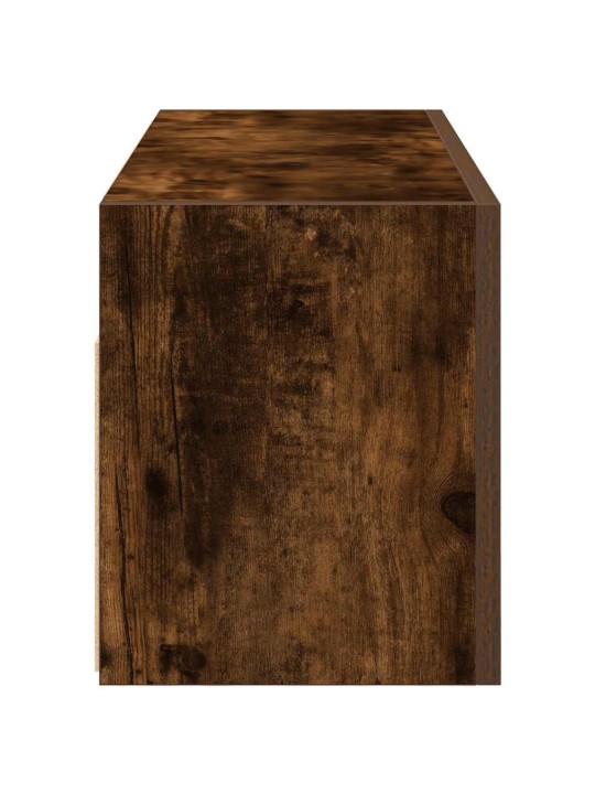 Koupelnová nástěnná skříňka kouřový dub 80x25x30 cm kompozit