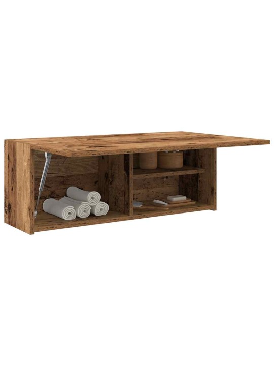 Koupelnová nástěnná skříňka old wood 80 x 25 x 30 cm kompozit