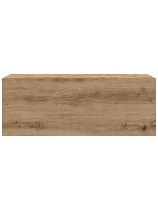 Koupelnová nástěnná skříňka dub artisan 80x25x30 cm kompozit