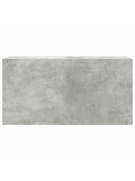Koupelnová nástěnná skříňka betonově šedá 80x25x40 cm kompozit