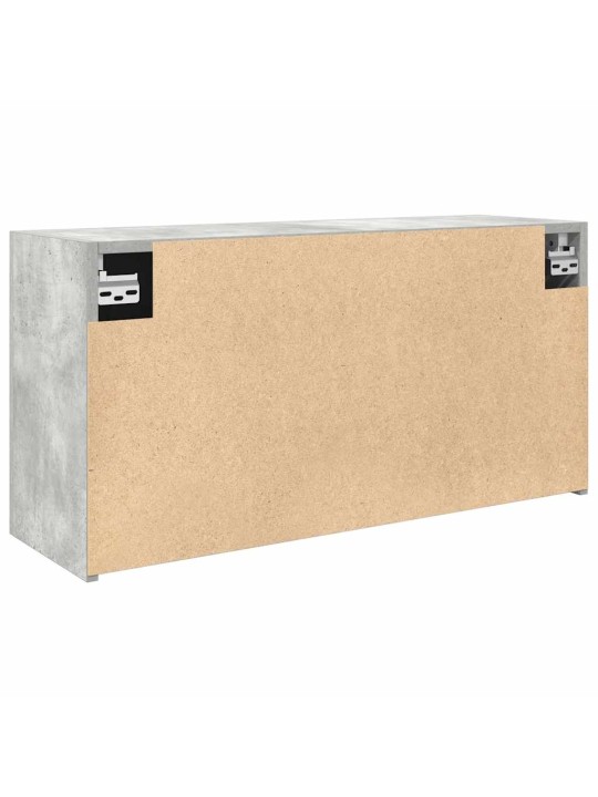 Koupelnová nástěnná skříňka betonově šedá 80x25x40 cm kompozit