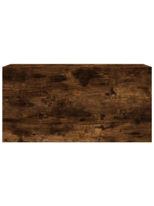 Koupelnová nástěnná skříňka kouřový dub 80x25x40 cm kompozit