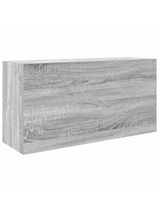 Koupelnová nástěnná skříňka šedá sonoma 80x25x40 cm kompozit