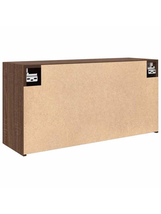 Koupelnová nástěnná skříňka hnědý dub 80 x 25 x 40 cm kompozit