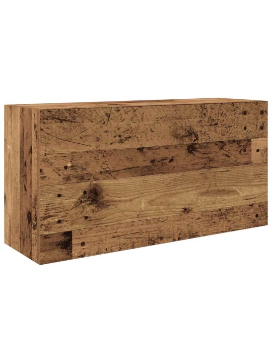 Koupelnová nástěnná skříňka old wood 80 x 25 x 40 cm kompozit
